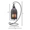 Accent Plus Home Decorative Multi-Colored Candle Lantern with Stand